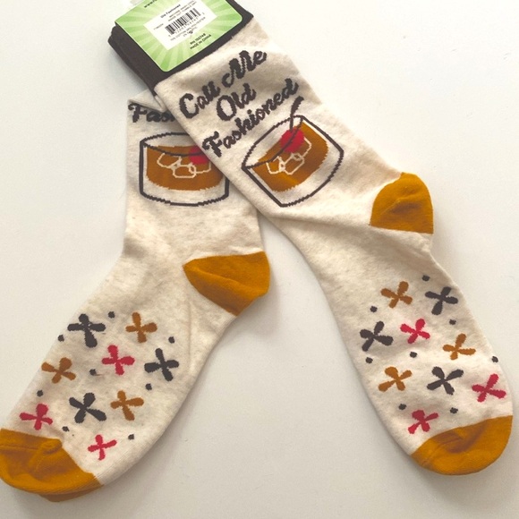 Funatic Call Me Old Fashioned Novelty Cocktail Socks OS - Picture 10 of 11
